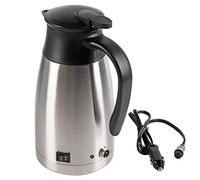 12v Electric Car Kettle, 1000ml Stainless Steel Car Automobile Electric Heating Kettle for Hot Water, Coffee, Tea