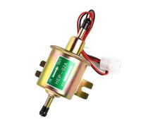 12V Electric Fuel Pump Low Pressure Bolt Fixing Wire Universal Diesel Petrol Gasoline HEP-02A For Car Carburetor Motorcycle 1Pcs(Gold)