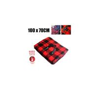 12V Electric Heated Blanket Warm Over Throw Fleece 4 Heating Levels