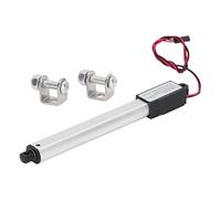12V Electric Micro Linear Actuator for Agricultural Machinery, 100mm Stroke, Aluminum and ABS Construction, DC Powered with Overload Protection, Limit Switch (100mm)