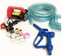 12V Electric Portable Diesel Fluid Extractor Transfer Pump Fuel Full Set with Hose 12V 175w,Diesel Electric Fuel Transfer Pump Filler with Nozzle & Hose