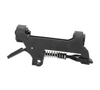 12V Electric Thruster Bracket for Inflatable Boat, Kayak Motor Accessory with 90° Rotatable Support, Compatible with 60-86 lbs Trolling Motors, Rubber Dinghy Motor