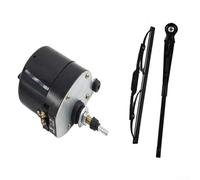 12V Electric Windscreen Wiper Motor with 300Mm Blade, Adjustable 45-120° Sweep, Compatible with for Tractors, Fishing Boats, Caravans,(Motor + Wiper)