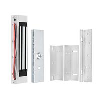 12V Electromagnetic Locks 180KG/350lbs Electric Magnetic Lock ZL U Bracket For Electronic Door Access Control System Waterproof(Lock with ZL Bracket)