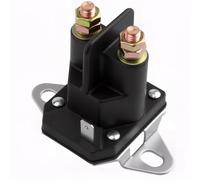 12V Engine Starter Solenoid Relay with Brass Coil - Heavy Duty Starter Relay Solenoid 12V Replacement for Lawn Mowers, ATVs, Utility Vehicles, Snowmobiles, Garden Tractors & Solenoid Repair Kits