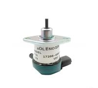 12V Engine Stop Solenoid, for kubota, Shut-Off, Silver Metal