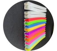 12V Flexible LED Neon Strip Lights - Waterproof & Cuttable, 2M(Yellow)