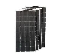 12V Flexible Solar Panel 600W 100W 200W 300W 400W 500W Bendable Waterproof Monocrystalline Best For RV Boat Ideal Output(400w Solar Panel)