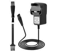 12V for Braun Shaver Charger Cable Series 1/3/5/7/9, Replacement Beard Trimmer & Epilator Silk-Epil 9, 7, 5, Electric Razor Charging Cable UK Plug Compatible with Models 5544, 3040S, 5409, 7220, 5377