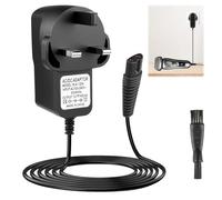 12V for Braun Shaver Charger Cable Series 1 3 5 9 7 Beard Trimmer, Electric Razor Charger Replacement Power Cord for Epilator Silk-Epil 9 7 5 3040S 7220 5544 5409 5377 3 Pin Charging UK Plug(1.5m)