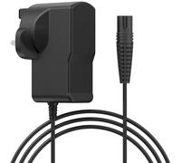 12V for Braun Shaver Charger Cable Series 1/3/7/9 Beard Trimmer,12V 400mA Electric Razor Charging Cable UK for Silk-Epil Epilator 9/7/5 Power Supply Cord for 5544 3040S 5409 7220 5377 (Black)