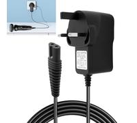 12V for Braun Shaver Charger Cable Series 1/3/7/9 Beard Trimmer, 12V 400mA Electric Razor Charging Cable UK for Silk-Epil Epilator 9/7 Replacement Power Supply Cord for 5544 3040S 5409 7220 5377