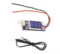 12V For PWM Fan Temperature Control Speed Regulator 2pcs with 3A Output for Desktop Fan Cooling and Digital Temperature Display (C)