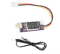 12V For PWM Fan Temperature Control Speed Regulator 2pcs with 3A Output for Desktop Fan Cooling and Digital Temperature Display (F)