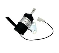 12V Fuel Cut-Off Solenoid Valve Metal Replacement Part for Kubota Tractors Mowers Compatible with 16851-60014 16851-60010 Engine System