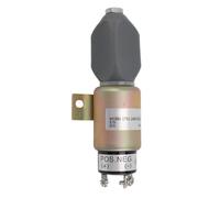 12V Fuel Shutoff Solenoid Valve 1751 1267U1B1S5A, Fuel Stop Solenoid Switch, Accurate Engine Replacement Part with Easy Install Design for Small Engines and Generators