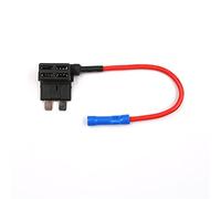 12V Fuse Mini Small Medium Size Car Fuse Holder Add-a-Circuit TAP Adapter with 10A Micro Mini Standard ATM Blade Fuse with Protected circuits (Color : 50pcs- Clip)