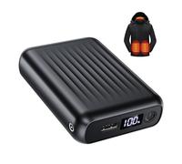 12V Heated Vest Battery Pack 18400mAh Compatible with ORORO and Venustas, Battery Pack for Heated Jacket with 2 DC Adapter Cables, Portable Power Bank for Heated Jacket, Vest