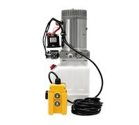12V Hydraulic Pump, 3 Quart Hydraulic Power Unit Double Acting Hydraulic Pump, Hydraulic Pump for Dump Trailer, Double Acting Hydraulic Pumps Truck, for Dump Trailer, Car Lifting