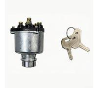 12V Ignition Switch Screw Lock-Nut Mount 12V Ignition Switch | Sturdy metal housing, 4-position control, harsh environment ready, for heavy-duty use, reliable start-stop