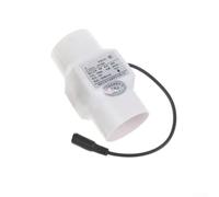 12V Inline Duct Fan, 50Mm 6W Air Vent Fan Booster 36M³/h 14700RPM Small Mixing Flow Pipe Exhaust Fans For Heating Cooling Booster(White)