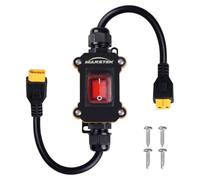 12V Inline Power Switch, IP67 Waterproof XT60 to XT60 Cable with On/Off Switch, 14AWG Heavy Duty Quick Connect/Disconnect for Solar Panels, RVs, Motorcycles, and More