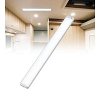 12V Interior LED Light, 42CM 228 LED Universal Strip Light with ON/Off Switch, 10W 6000K White Lamp RV Ceiling Lights for Van Campervan Motorhome Caravan Truck Boat Kitchen Bathroom Cabinet (1 Pack)