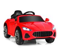12V Kids Ride On Car, Licensed Electric Vehicle with Remote Control 4 Wheels Suspension, Battery Powered Driving Toy with Music Bluetooth USB FM Horn (Red)