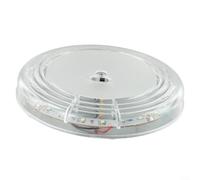 12V LED Ceiling Light for Caravan Interior - 72 for SMD Dome Lamp with Switch for RV Camper Van Boat for Motorhome - White 155mm Round Downlight