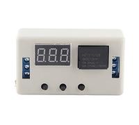 12V LED Digital Timer Relay Module Adjustable Delay Switch with Memory Function Industrial Grade Control for Home Automation 64.2mm x 34.8mm x 18.5mm