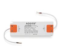 12V LED Driver 60W 5A, LED-transformer 230V to 12V power supply, Constant Low Voltage Driver Adapter Transformers for Strip, Cabinet Lights and G4 MR11 MR16 LED Bulbs Ring Doorbell