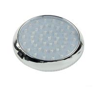 12V LED Interior Roof Ceiling Light with 46 White LEDs for Caravan Camper Van Boat Truck Car, Energy-Efficient Dome Lamp for RV Marine Cabin