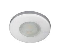 12V LED Recessed Ceiling Light IP44 Aluminium Downlight Slim Depth Bathroom Spotlight Kitchen Living Room MR16 (Chrome, Add 5W MR16 Bulb)