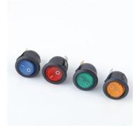 12V LED Rocker Switch 20A Light Power Lights ON/OFF 3pin Round 5Pcs(8,220 V)