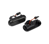 12V LED Side Marker Lamp Assembly Blinker Turn Signal Light For S2000 For Accord For Civic For Prelude CR-X For Fit Door Wing Mirror Indicator(Smoked Lens)