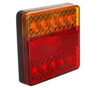 12V LED Slimline Square Combination Lamp mp862