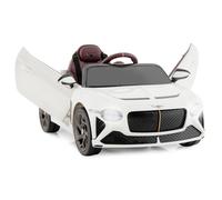 12V Licensed Bentley Bacalar Kids Ride On Car with Scissor Doors and Lights-White - Costway | TJ Hughes White