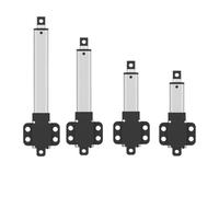 12V Linear Actuator electronic starter Stroke Length 30/50/100/150mm Load Capacity 20/50/70/150N AUOQKQUT(Load 150N,Stroke 100mm)