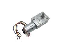 12V Low Speed DC Electric Motor Worm Encoder Disk High Torque Micro Gearbox Motor Reductor Encoding JGY-370B(66RPM_12V)