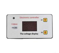 12V Low Voltage Cutoff Switch Module For Battery Protection - Adjustable Under-Voltage Controller With LED Indicator - 20A Load Control | ±0.1V Accuracy