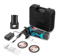 12V Miniature Rechargeable Mini Angle Grinder with Battery Cutting Blade Polishing for Diamond Cordless(AB172)
