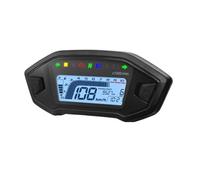 12V Moto Dashboard Digital Speedometer Tachometer Motorcycle Instrument LCD Display 0~10000 RPM For 1-4 Cylinder Speedometer(Size-2)