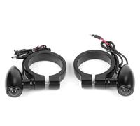12V Motorcycle Blinker Indicator Lamp Turn Signal Lights Flashing Installation motorcycle turn signal light(2pcs Black)