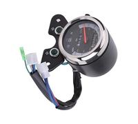 12V Motorcycle Dual Speedometer Dual Odometer Speedometer Tachometer Meter Gauge For Cafe Racer Mile Meter Gauge
