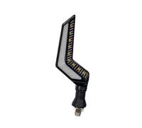 12V Motorcycle LED Turn Lamp, White and yellow | with Sequential Yellow Light Mode
