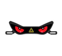 12V Motorcycle License Plate LED Lamp ABS Shell, E | Devil Eye Accent Light for Rear Tail Decor with Pulsing Mode