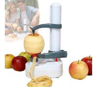12v Multifunction Electric Peeler, Automatic Apple Peeler Machine with 2 Power Source Supply, No Waste & Efficient Time Saving, Sharp Knife & Non-Slip Base, Quick Easy Peeling, for Fruit