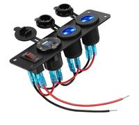 12v Outlet Socket Dc 12volt Usb Outlet Panel Prewired Cigarette Lighter Socket