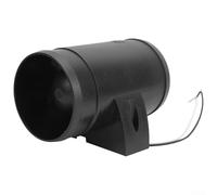 12V Pipe Exhaust Fan 3 Inch For Small Spaces And For Boats, Delivers Effective Ventilation With 145 CFM Airflow, Plastic Housing, Moisture Resistant Motor, Mounting Feet