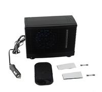 12V Portable Air Conditioner Cooling Fan with Water Ice Tank for Home and Car Use, Quiet Low Power Compact Design